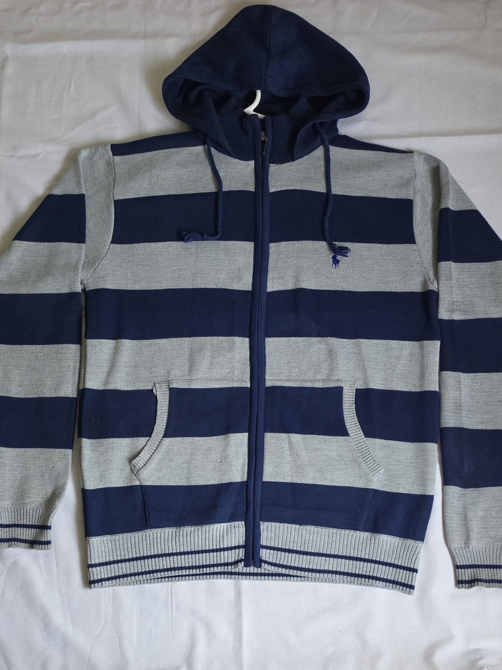 Mens Ralph Lauren Polo Hooded Striped Zip Up 2xl